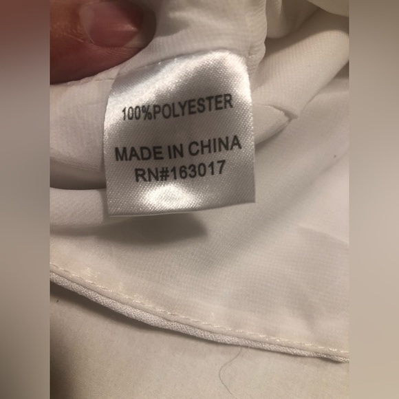 Princess Polly white long sleeve crop top, side zip, 20 - Picture 8 of 10